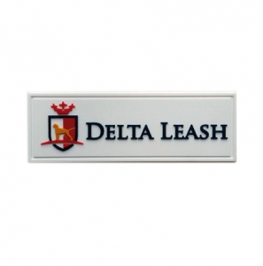 delta leash pvc label