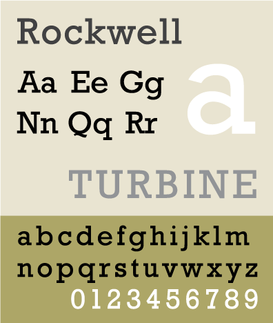 Rockwelll Serif Font Sample 