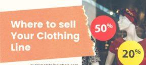 Where to sell your clothing line Blog Post Cover CCL