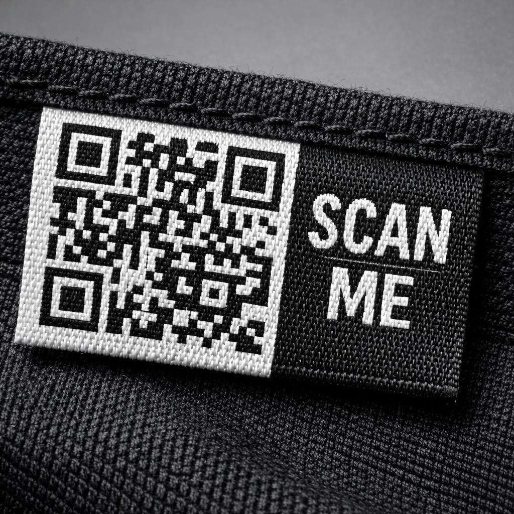 How QR Code Integration Works with Woven Labels